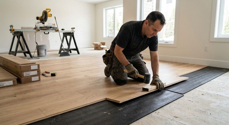 Engineered Wood Installation in Peabody, MA