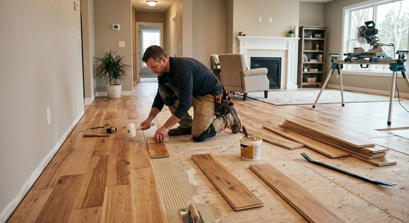 Engineered Wood Installation in Peabody, MA