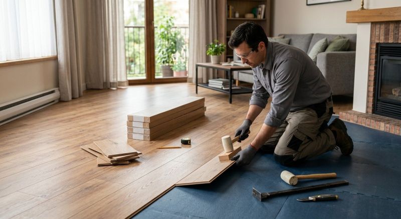Laminate Floor Installation in Hull, MA