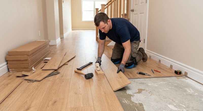 Laminate Floor Remodeling in Peabody, MA