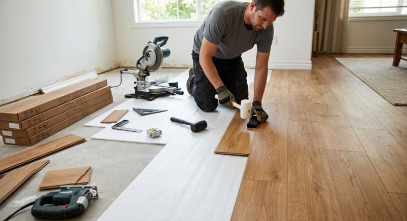 Laminate Floor Replacement in Everett, MA