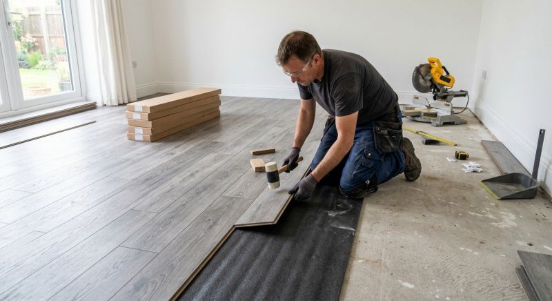 Laminate Floor Replacement in Lawrence, MA