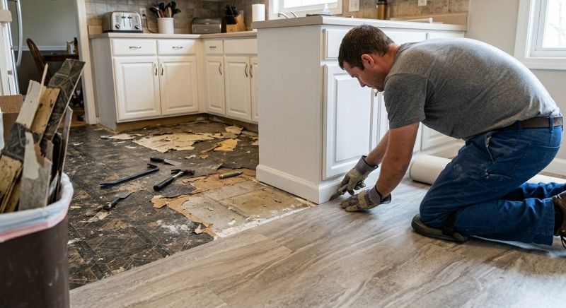 Linoleum Floor Installation in Acton, MA