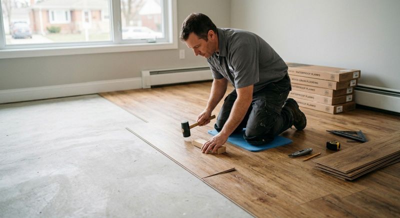 Linoleum Floor Installation in Everett, MA