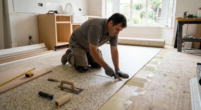 Linoleum Floor Installation in Everett, MA