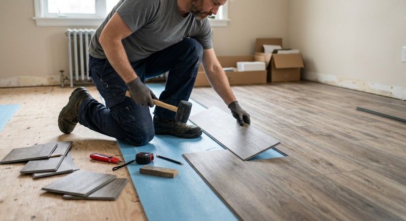 Linoleum Floor Installation in Plaistow, NH