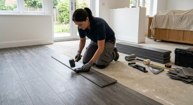 Luxury Vinyl Tile Installation in Plaistow, NH