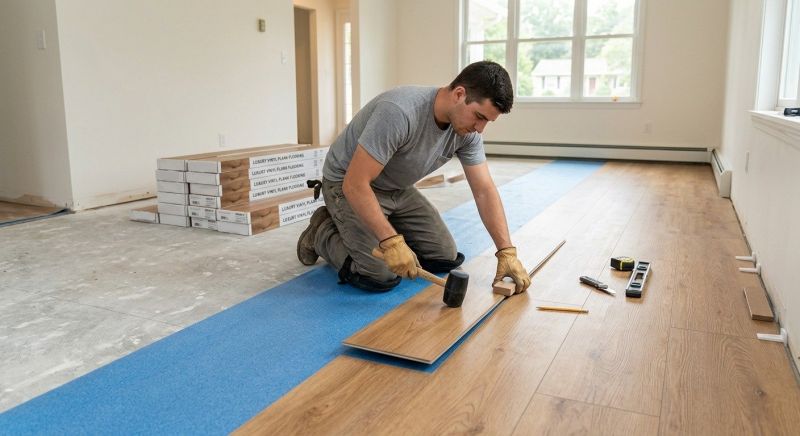 Lvt Flooring Installation in Georgetown, MA