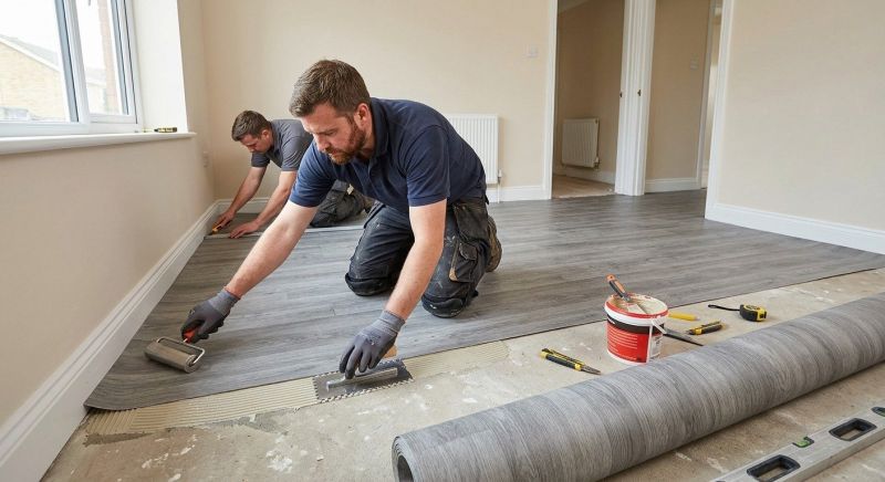 Sheet Flooring Installation in Needham, MA