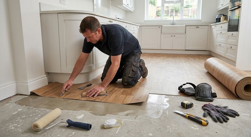 Sheet Linoleum Installation in Andover, MA