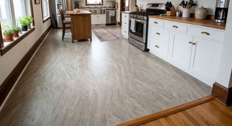 Sheet Linoleum Installation in Milton, MA