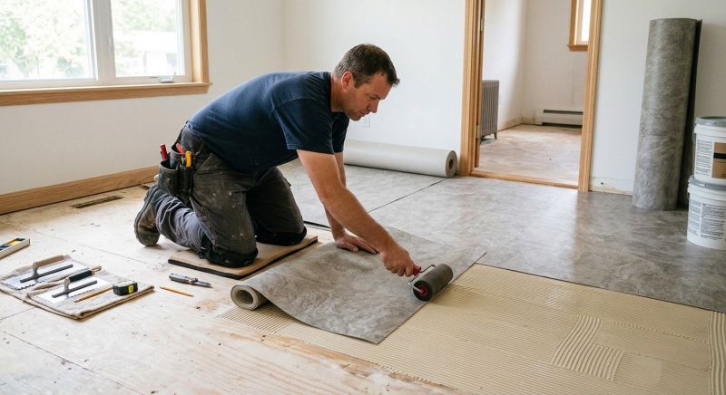 Sheet Vinyl Installation in Brookline, MA