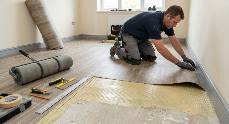 Sheet Vinyl Installation in Middlesex County, MA