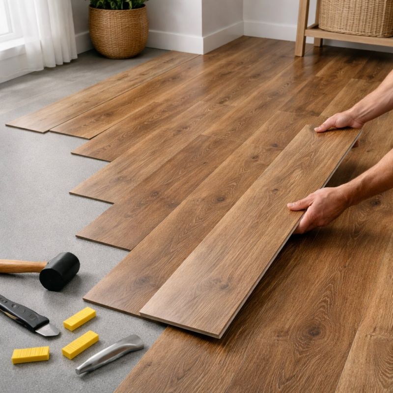 Vinyl Plank Floor Installation in Peabody, MA